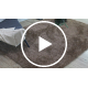Tæppe BUENOS 6650 shaggy almindelig, ensfarvet mørk beige