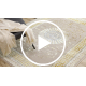 BLISS Z160AZ147 tæppe mørk beige / guld - Ramme, græsk, eksklusiv, strukturel